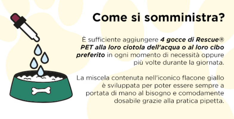 posologia rescue pets
